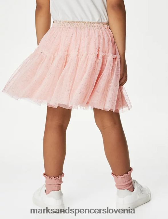 bleščeče tutu krilo roza Marks & Spencer oblačila otroci 6T8F6X9354