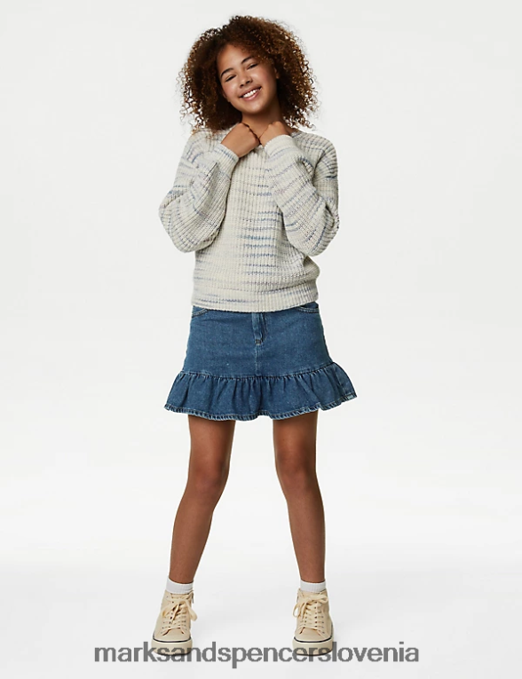 krilo z volančki denim Marks & Spencer oblačila otroci 6T8F6X9030