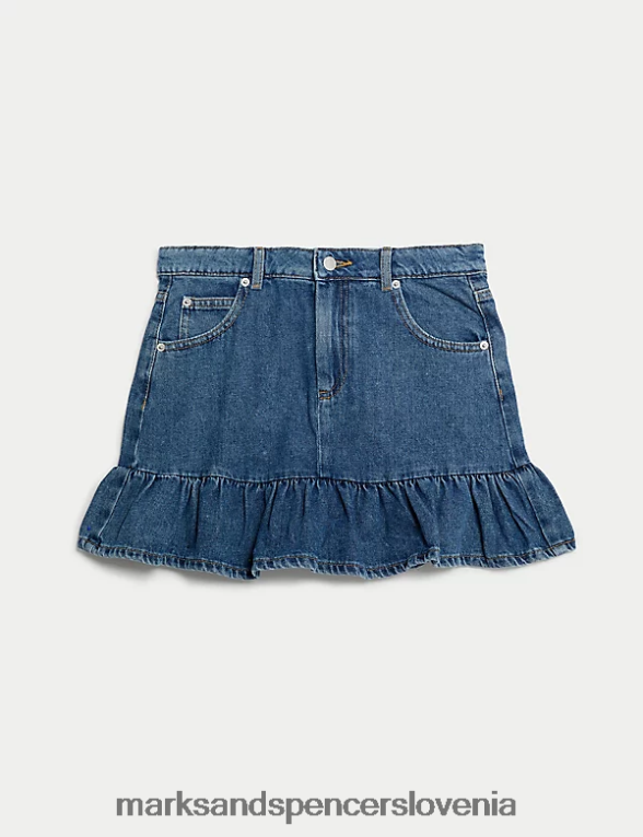krilo z volančki denim Marks & Spencer oblačila otroci 6T8F6X9030