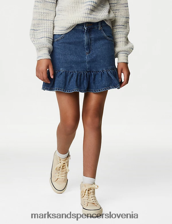 krilo z volančki denim Marks & Spencer oblačila otroci 6T8F6X9030