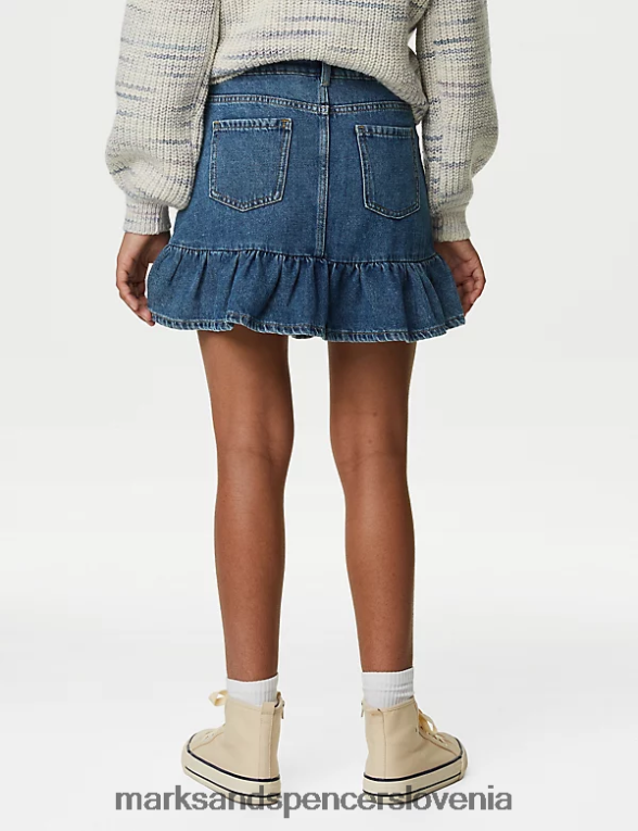 krilo z volančki denim Marks & Spencer oblačila otroci 6T8F6X9030
