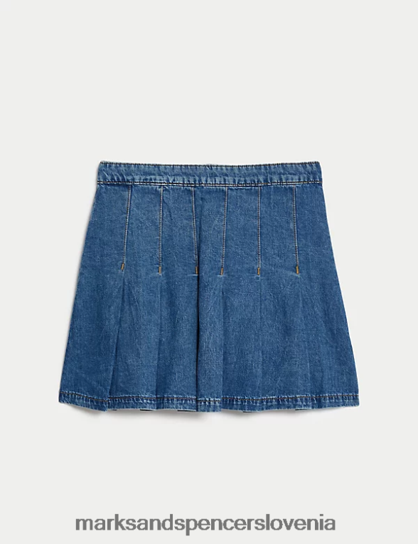 plisirano krilo denim Marks & Spencer oblačila otroci 6T8F6X9262
