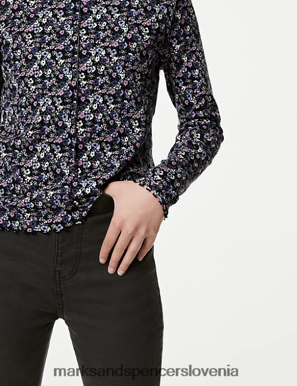 3pk bombažni zgornji deli multi Marks & Spencer oblačila otroci 6T8F6X9018