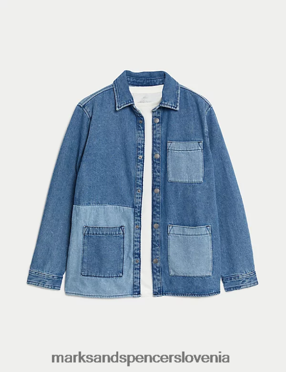 2 delni komplet srajce in majice denim Marks & Spencer oblačila otroci 6T8F6X7969