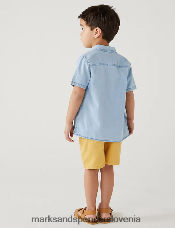 2 delni komplet srajce in majice denim Marks & Spencer oblačila otroci 6T8F6X8335