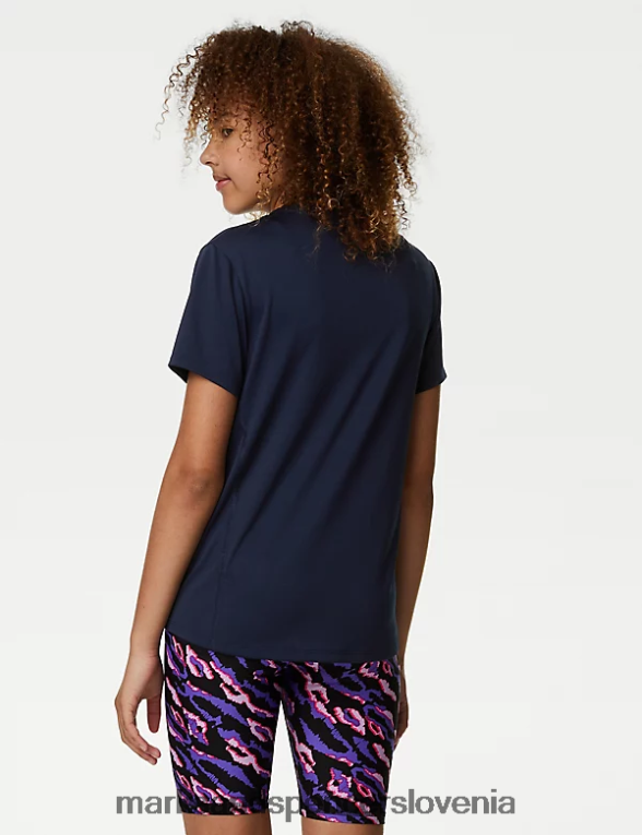športna majica mornarica Marks & Spencer oblačila otroci 6T8F6X8632