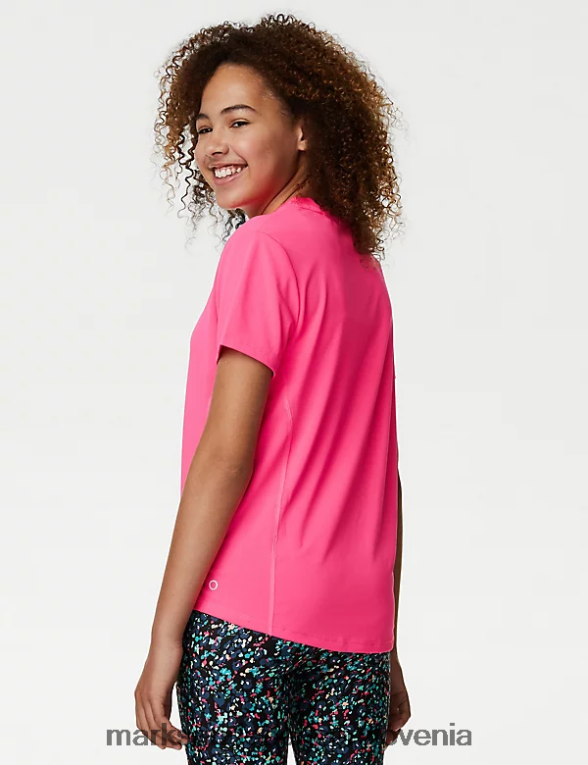 športna majica roza Marks & Spencer oblačila otroci 6T8F6X8393