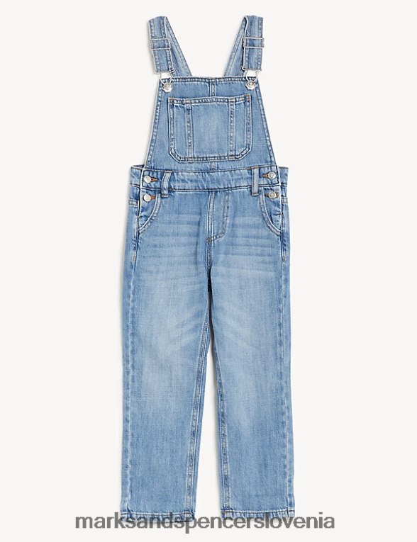 hlače iz jeansa svetlo denim Marks & Spencer oblačila otroci 6T8F6X9345
