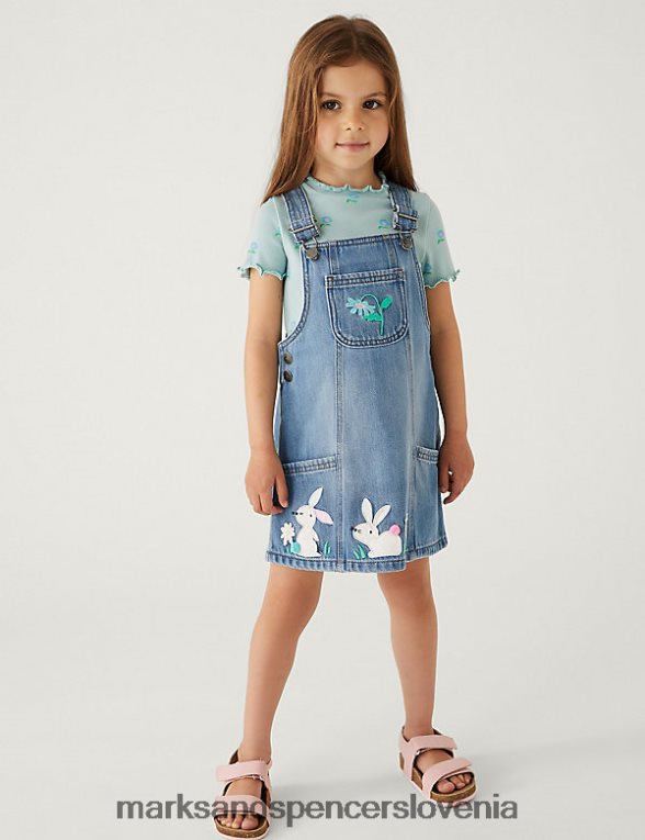 obleka v obliki zajčka denim Marks & Spencer oblačila otroci 6T8F6X9543