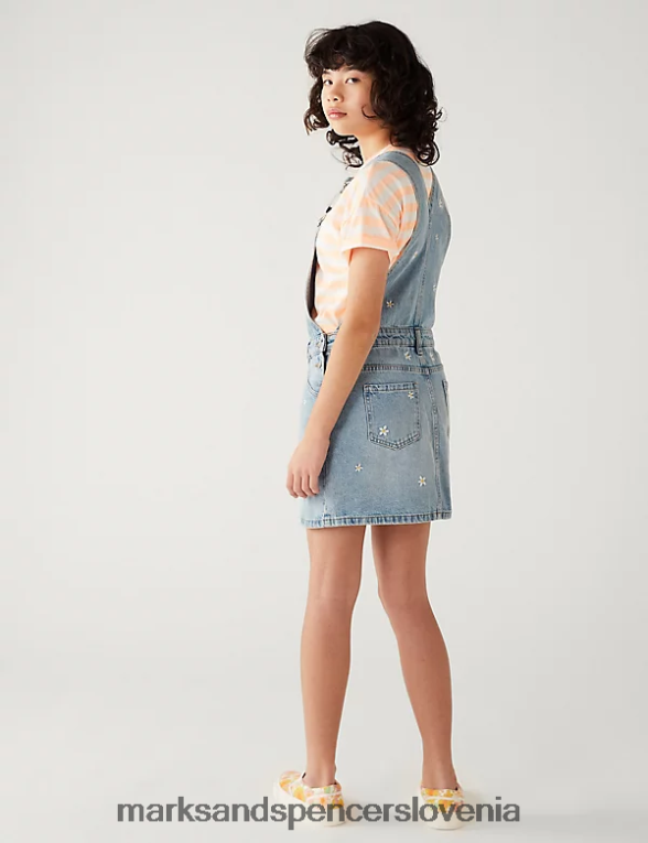 vezene marjetice denim Marks & Spencer oblačila otroci 6T8F6X9817