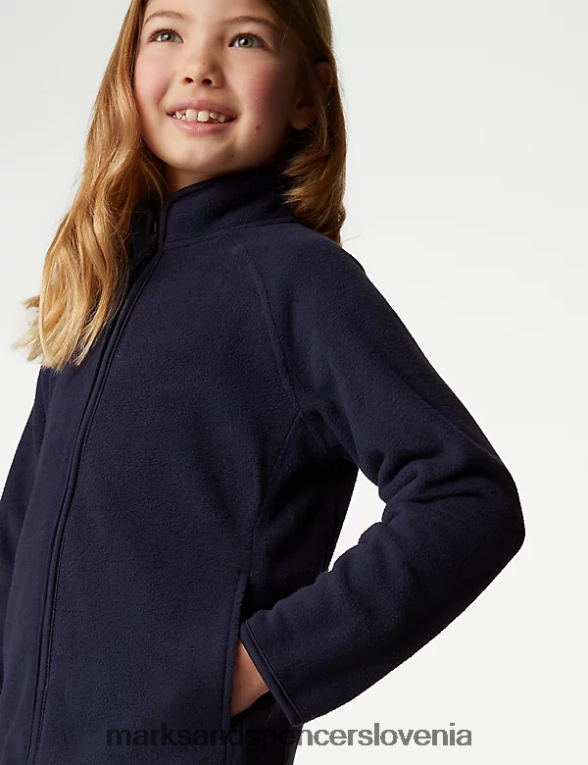 jakna iz flisa mornarica Marks & Spencer oblačila otroci 6T8F6X7881