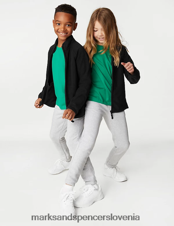 jakna iz flisa Črna Marks & Spencer oblačila otroci 6T8F6X8139
