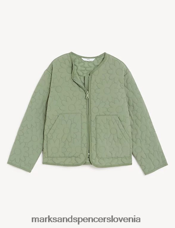 lahka prešita jakna kaki Marks & Spencer oblačila otroci 6T8F6X9093