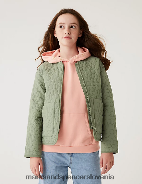lahka prešita jakna kaki Marks & Spencer oblačila otroci 6T8F6X9093