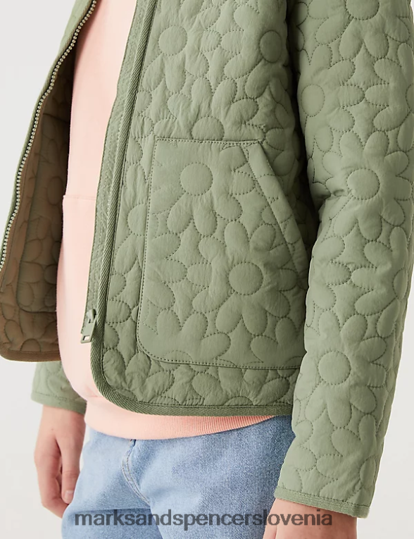 lahka prešita jakna kaki Marks & Spencer oblačila otroci 6T8F6X9093