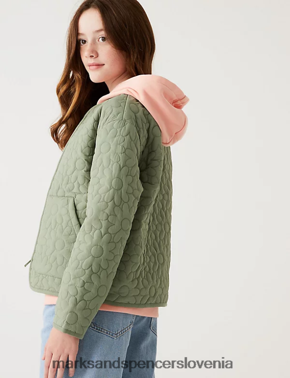 lahka prešita jakna kaki Marks & Spencer oblačila otroci 6T8F6X9093