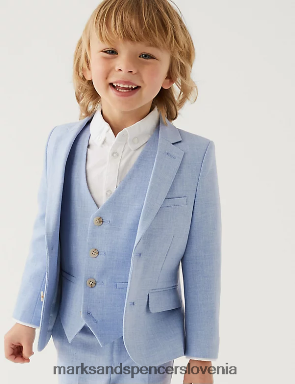 mini me jakna nežno modra Marks & Spencer oblačila otroci 6T8F6X7808