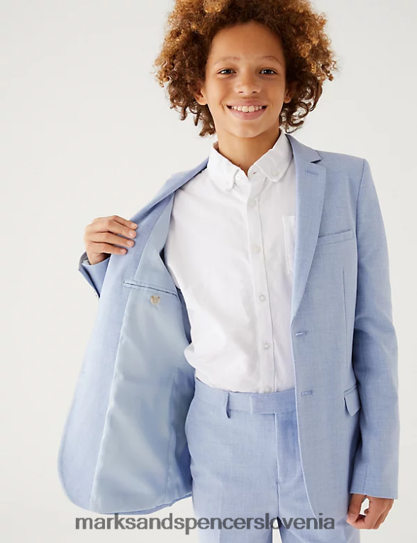 mini me jakna nežno modra Marks & Spencer oblačila otroci 6T8F6X7953