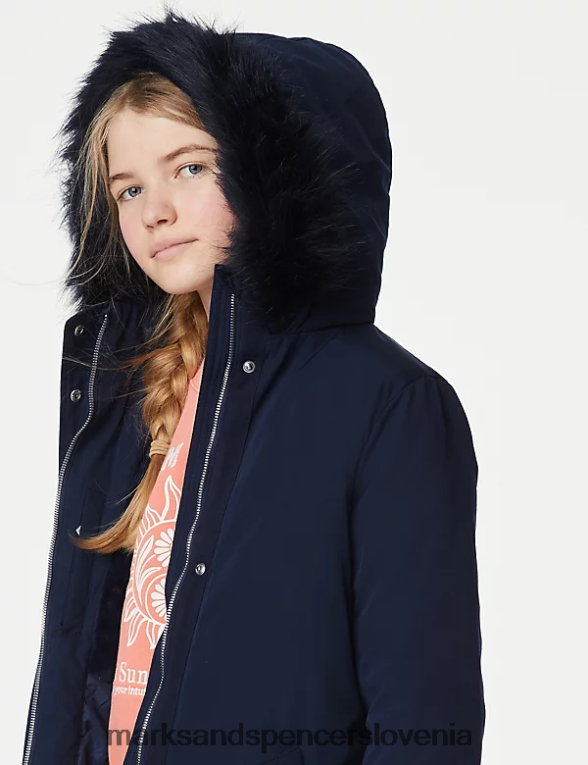nevihtna parka mornarica Marks & Spencer oblačila otroci 6T8F6X9537