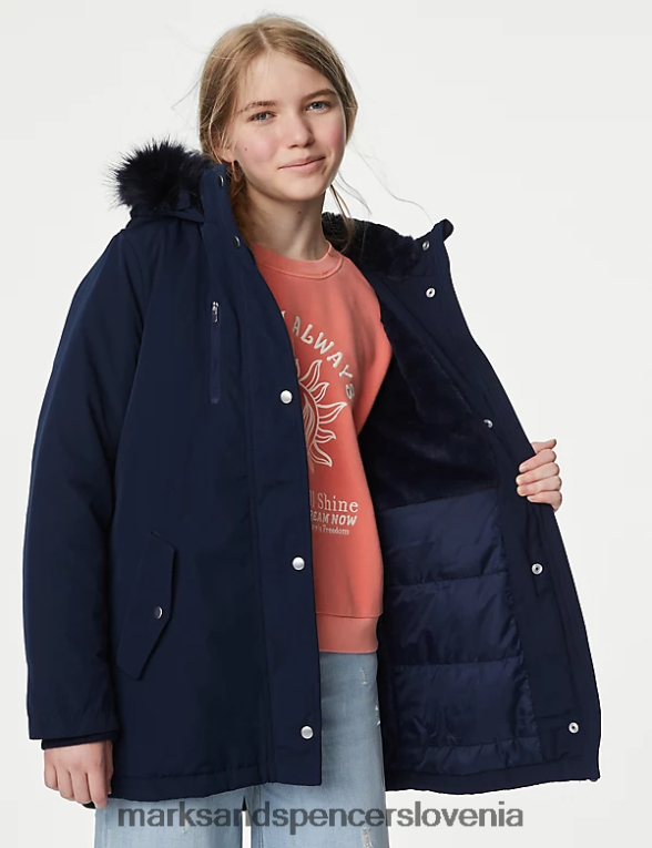nevihtna parka mornarica Marks & Spencer oblačila otroci 6T8F6X9537