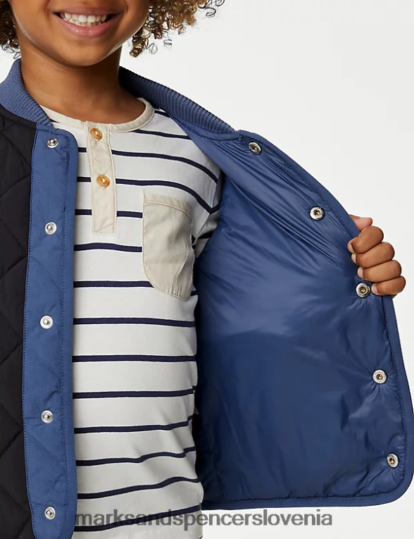 prešit bomber mešanica oglja Marks & Spencer oblačila otroci 6T8F6X8081
