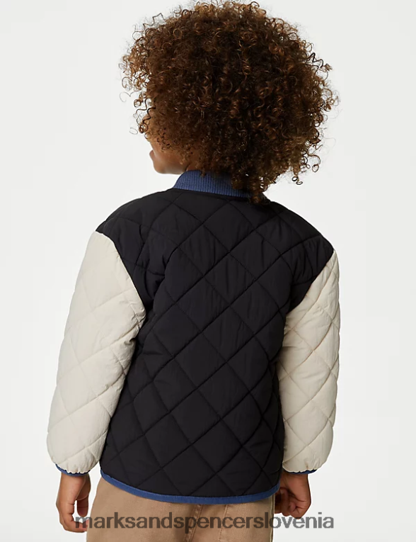 prešit bomber mešanica oglja Marks & Spencer oblačila otroci 6T8F6X8081