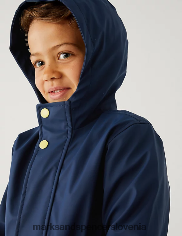 ribiški plašč stormwear mornarica Marks & Spencer oblačila otroci 6T8F6X8277