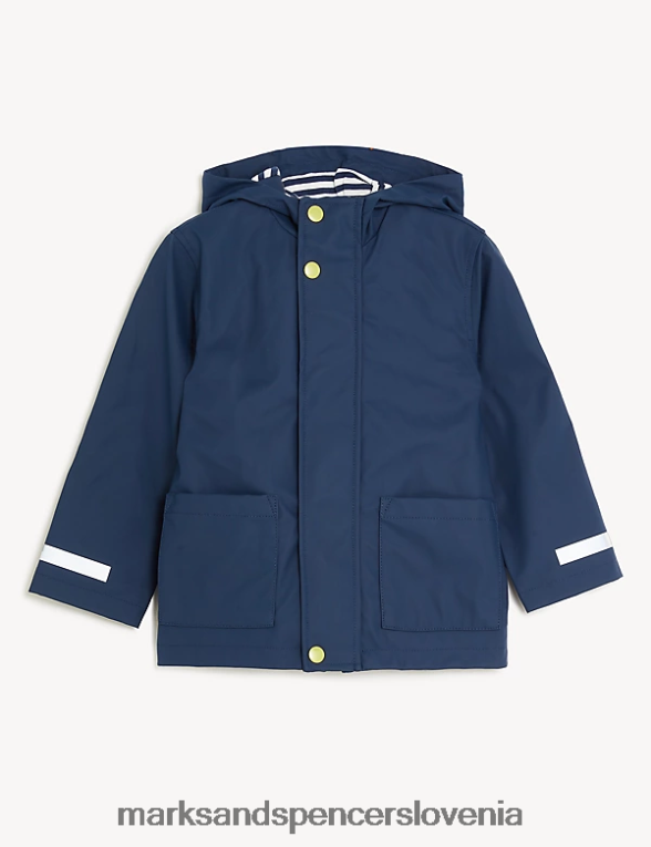ribiški plašč stormwear mornarica Marks & Spencer oblačila otroci 6T8F6X8277
