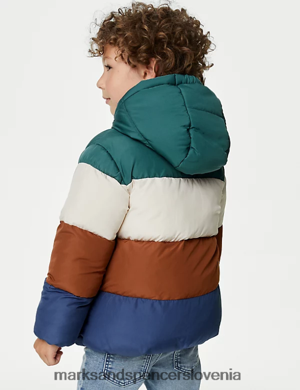 stormwear borg podložen podložen plašč multi Marks & Spencer oblačila otroci 6T8F6X8033
