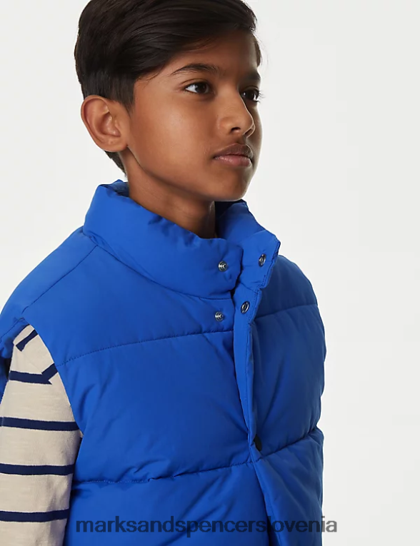 stormwear borg podložena jopica modra Marks & Spencer oblačila otroci 6T8F6X8191