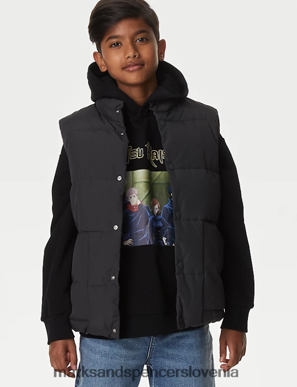 stormwear borg podložena jopica oglje Marks & Spencer oblačila otroci 6T8F6X8463