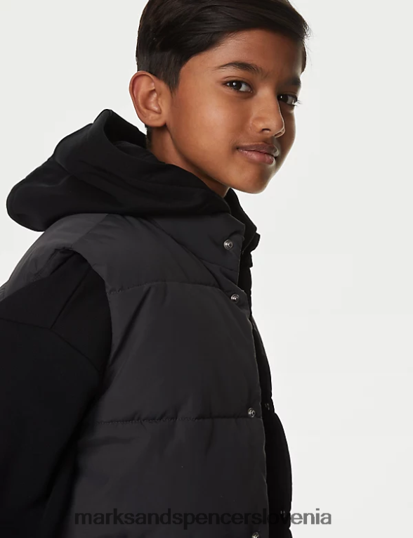 stormwear borg podložena jopica oglje Marks & Spencer oblačila otroci 6T8F6X8463