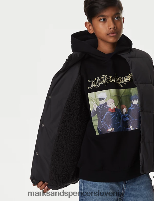 stormwear borg podložena jopica oglje Marks & Spencer oblačila otroci 6T8F6X8463
