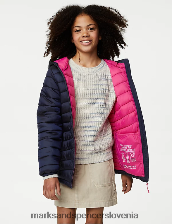 stormwear lahek podložen plašč mornarica Marks & Spencer oblačila otroci 6T8F6X8988