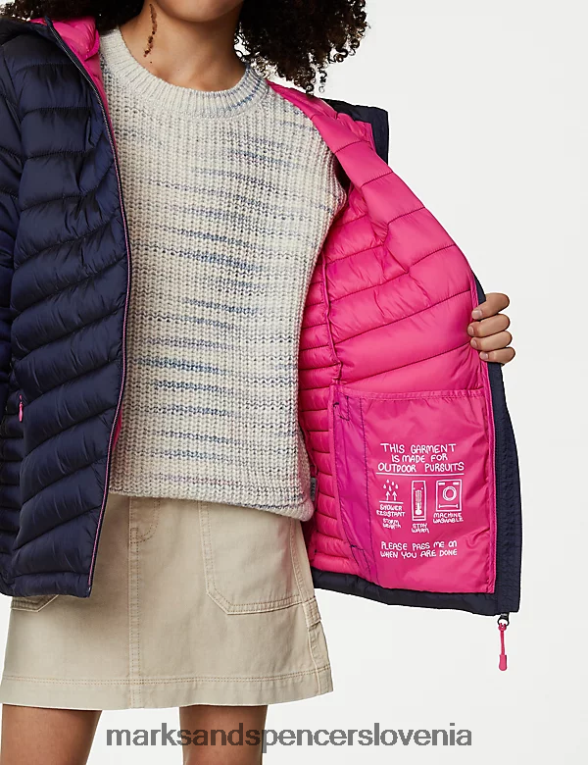 stormwear lahek podložen plašč mornarica Marks & Spencer oblačila otroci 6T8F6X8988