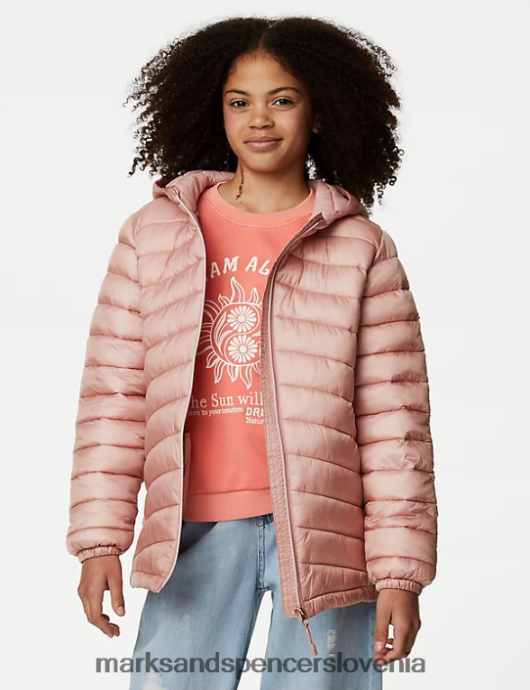 stormwear lahek podložen plašč roza Marks & Spencer oblačila otroci 6T8F6X9261