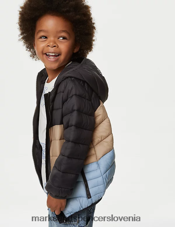 stormwear lahka podložena jakna mešanica oglja Marks & Spencer oblačila otroci 6T8F6X8167