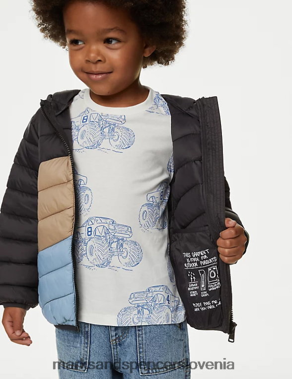 stormwear lahka podložena jakna mešanica oglja Marks & Spencer oblačila otroci 6T8F6X8167