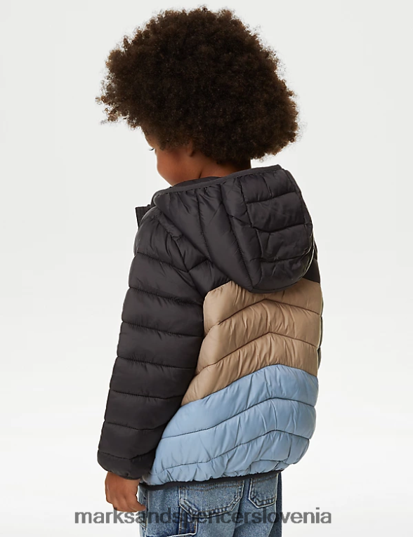 stormwear lahka podložena jakna mešanica oglja Marks & Spencer oblačila otroci 6T8F6X8167