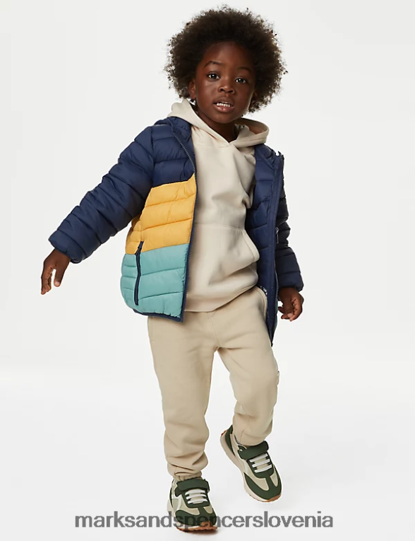 stormwear lahka podložena jakna mornarska mešanica Marks & Spencer oblačila otroci 6T8F6X7900