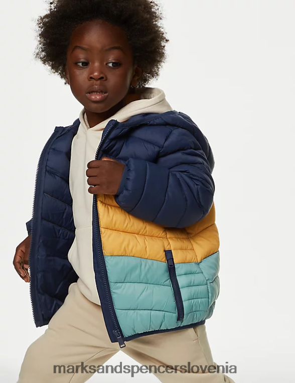 stormwear lahka podložena jakna mornarska mešanica Marks & Spencer oblačila otroci 6T8F6X7900