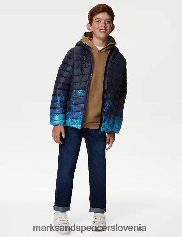stormwear lahka podložena jakna mornarska mešanica Marks & Spencer oblačila otroci 6T8F6X8258