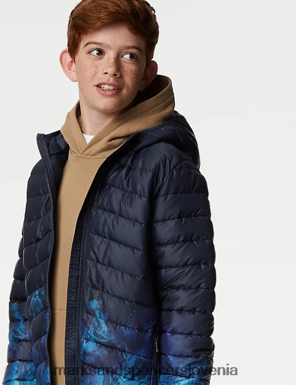 stormwear lahka podložena jakna mornarska mešanica Marks & Spencer oblačila otroci 6T8F6X8258