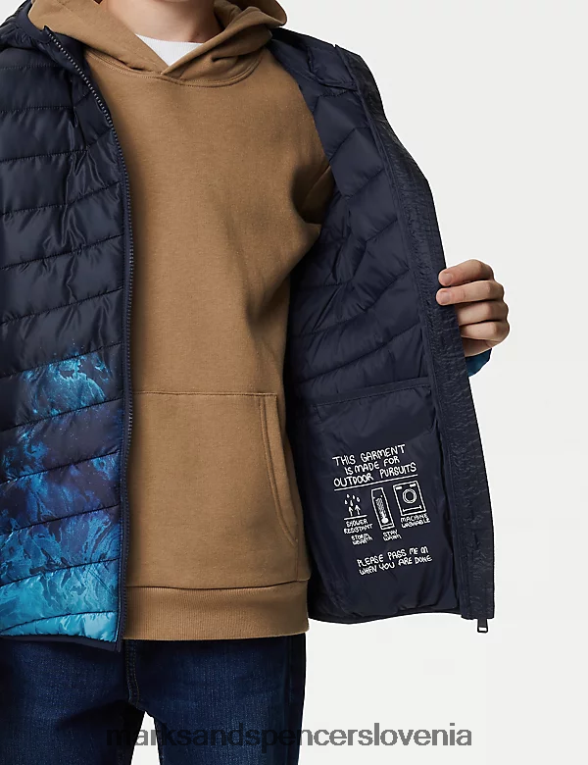 stormwear lahka podložena jakna mornarska mešanica Marks & Spencer oblačila otroci 6T8F6X8258