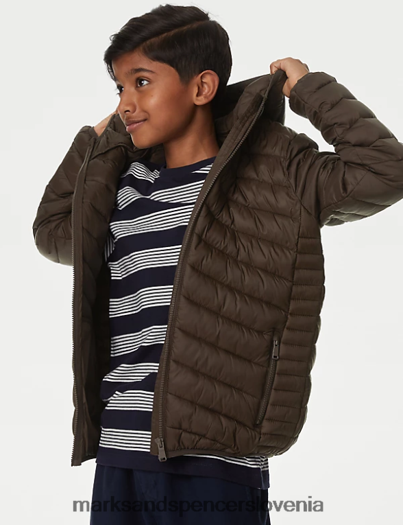 stormwear lahka podložena jakna rjav Marks & Spencer oblačila otroci 6T8F6X8259