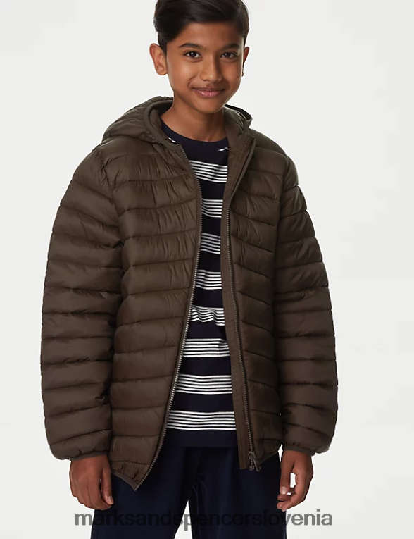 stormwear lahka podložena jakna rjav Marks & Spencer oblačila otroci 6T8F6X8259