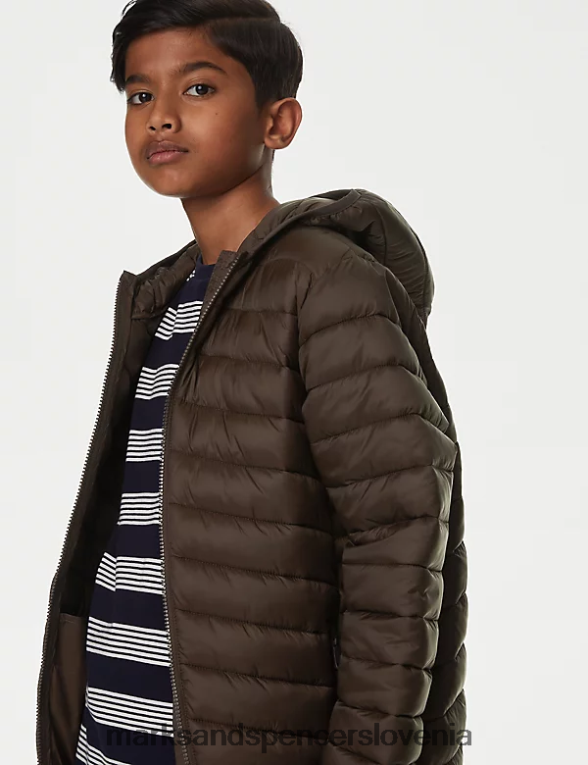 stormwear lahka podložena jakna rjav Marks & Spencer oblačila otroci 6T8F6X8259