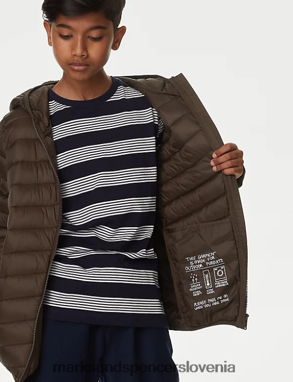 stormwear lahka podložena jakna rjav Marks & Spencer oblačila otroci 6T8F6X8259