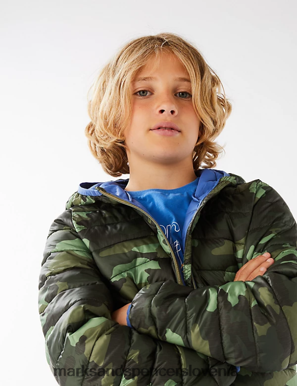 stormwear lahka podložena jakna Črna Marks & Spencer oblačila otroci 6T8F6X8723