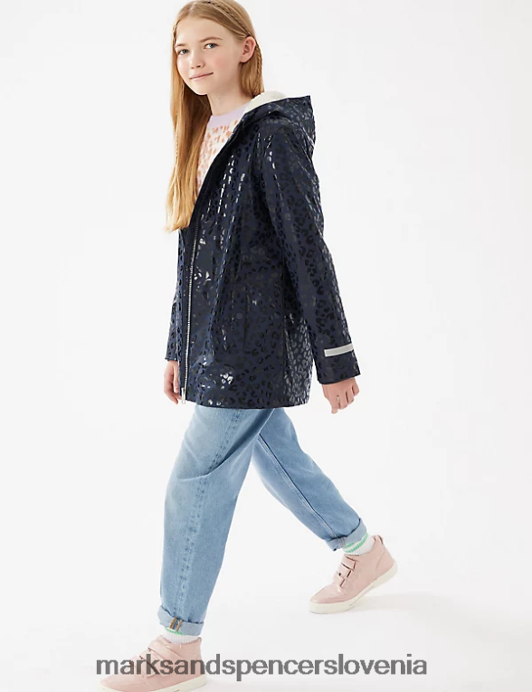 stormwear leopard ribiški plašč mornarica Marks & Spencer oblačila otroci 6T8F6X9536